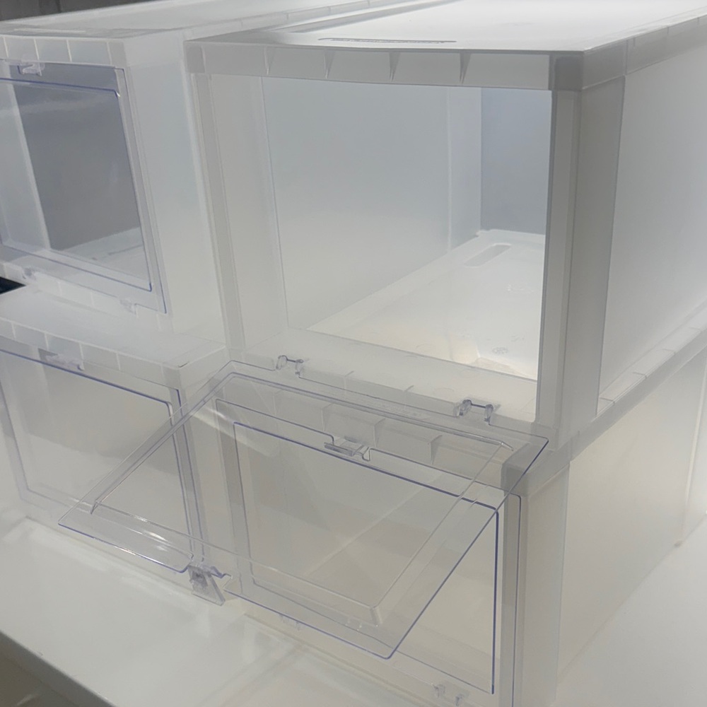 Container Store Drop Front Shoe Storage - Set of 4 - Picture 6 of 6